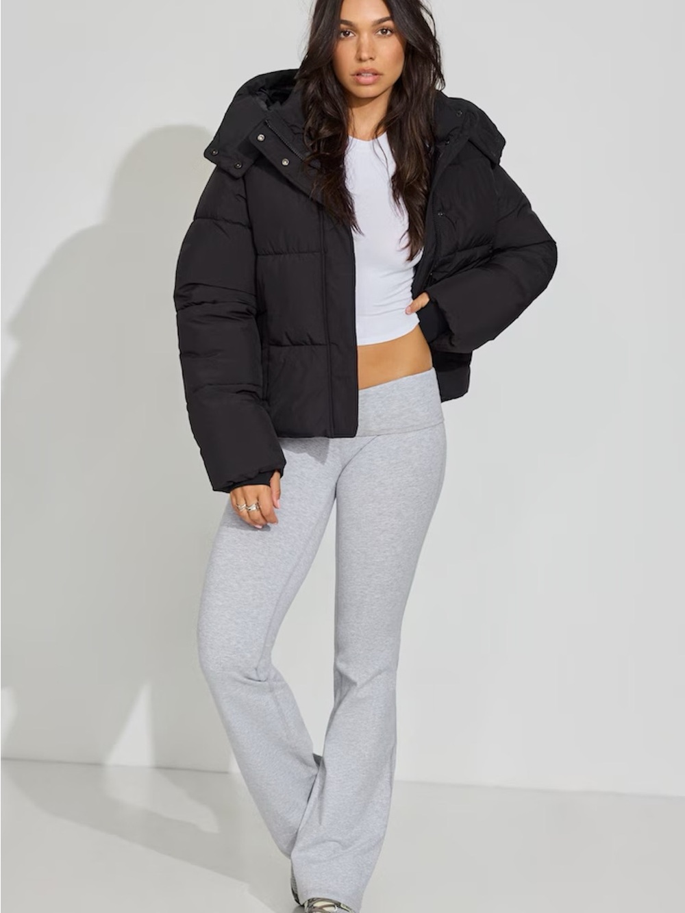 Garage Perfect Puff Jacket Small Women’s Black